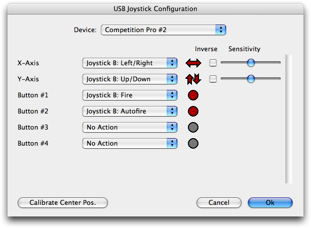 Power64 USB Joystick Config - Port B